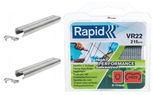 RAPID ZSZYWKI OGRODZENIOWE VR22 5-11mm 215 szt.