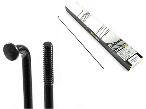 Szprycha Sapim Leader Black 302 mm / 2,0 mm