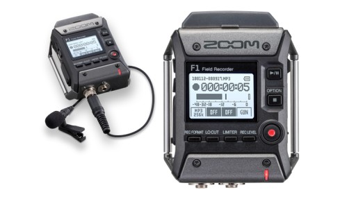Zoom F1-LP rejestrator audio z mikrofonem lavalier
