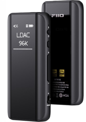 FiiO BTR15 WZMACNIACZ SŁUCHAWKOWY BLUETOOTH DAC USB LDAC HI-RES APTX HD
