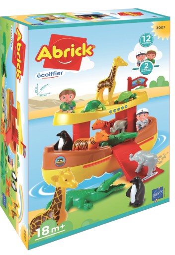 ABRICK Arka Noego Z 12 Zwierzątkami 2 Figurki 3007