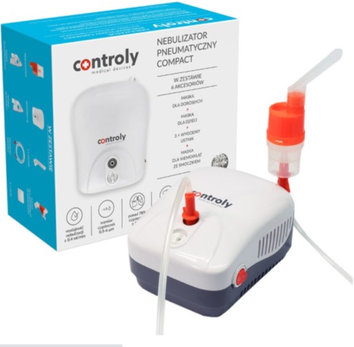 Nebulizator INHALATOR COMPACT+SMOCZEK+GRATIS