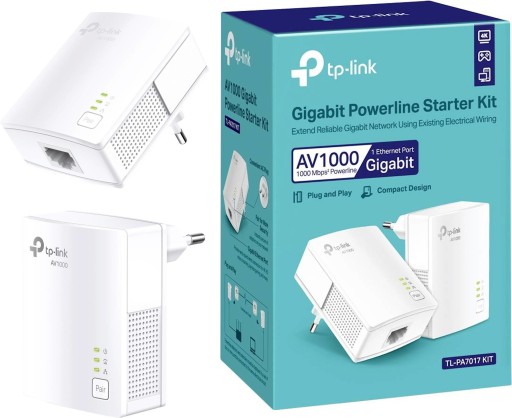 Transmiter Powerline TP-Link TL-PA7017 Kit