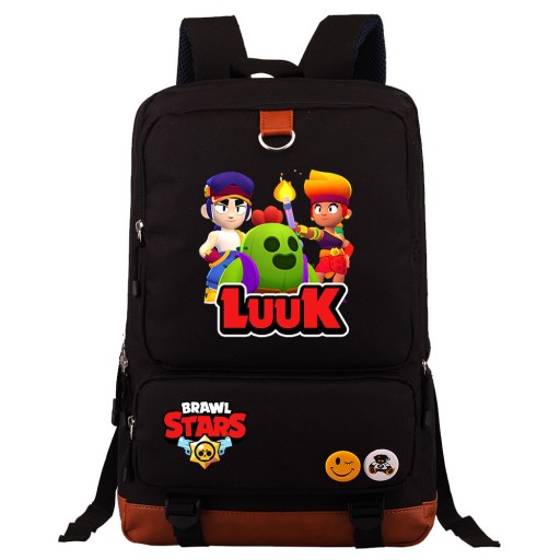 DUŻY USB PLECAK Brawl Stars WODOODPORNY NOWE WZORY HIGH-CAPACITY