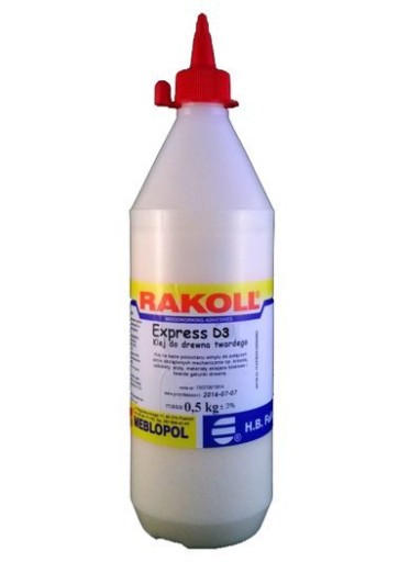 RAKOLL EXPRESS D3 KLEJ DO DREWNA 0,5KG WODOODPORNY