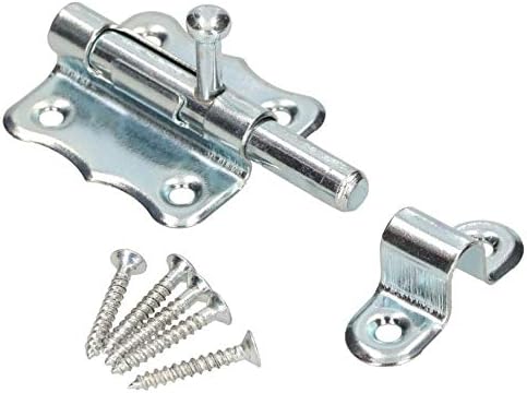 ZASUWA BRAMOWA GARAŻOWA RYGIEL DO DRZWI FURTEK BRAMY 40MM STAL OCYNKOWANA