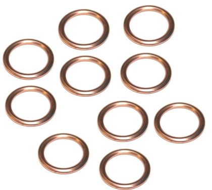 USZCZELKA KORKA SPUSTOWEGO MISKI OLEJU 14 mm 10szt