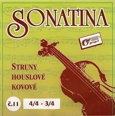 GOR STRINGS SONATINA CZESKIE STRUNY DO SKRZYPIEC 3/4 4/4 SKRZYPCOWE KOMPLET