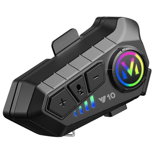 INTERKOM MOTOCYKLOWY UNIWERSALNY BT 5.3 HIFI SUPER JAKOŚĆ ROZMÓW USB C