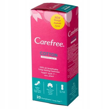 CAREFREE WKŁADKI COTTON