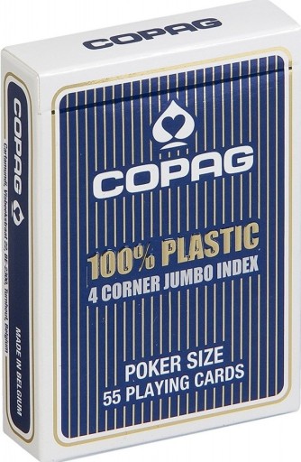 Karty do gry Copag 100 % Plasic 4 Corner Index