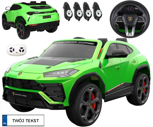 LAMBO na akumulator 12V14AH moc 180WAT 4x4 3-8lat