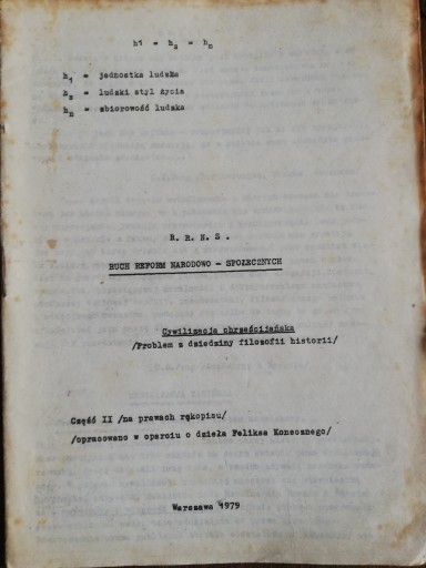 CYWILIZACJA CHRZEŚCIJAŃSKA opracowanie w/g Konecznego