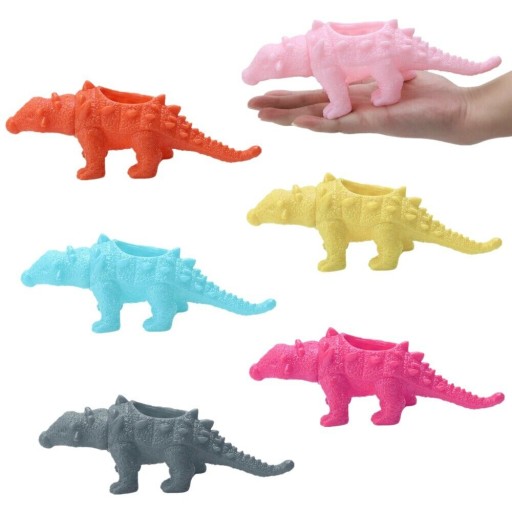 Styl ankylozaura Szary 1Pc śliczny wazon dinozaura