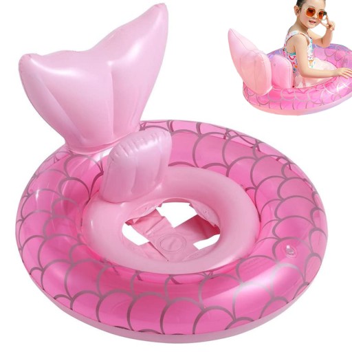 KOŁO KOŁNIERZ DO PŁYWANIA DLA NIEMOWLĄT Mermaid