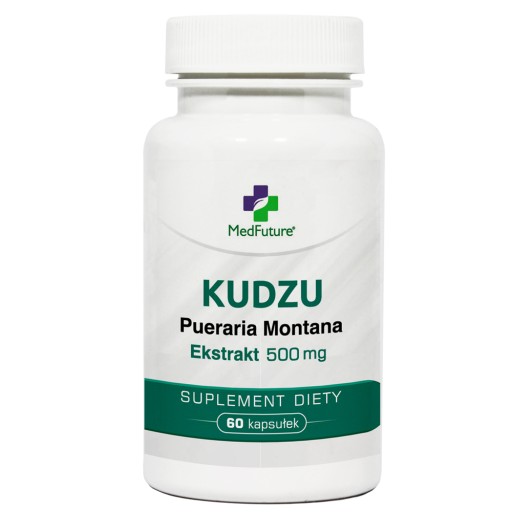 Kudzu ekstrakt z korzenia 500 mg 60 kapsułek