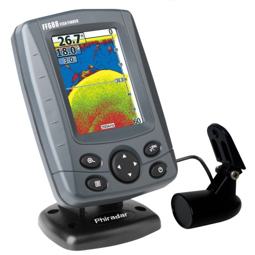 ECHOSONDA PHIRADAR FF688C SONAR MONTAŻU NA ŁODZI