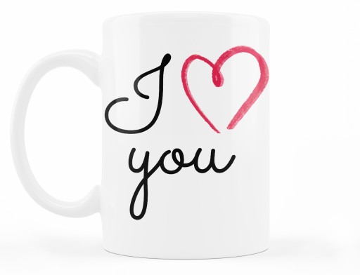 Kubek na prezent - I love you - Dla niej Dla niego