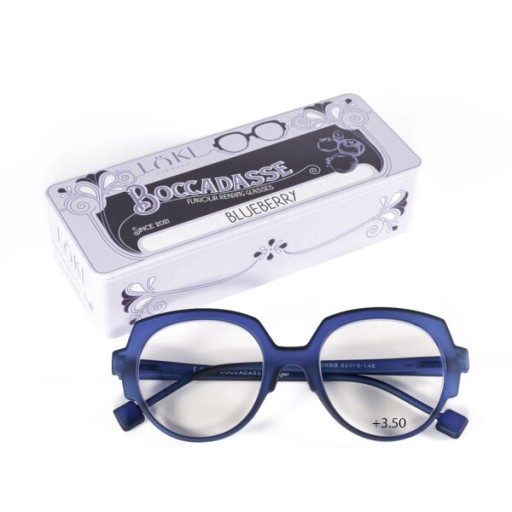 +3.5 Plusy LOKI - ITALY Okulary do komputera Blue Block okulary do czytania