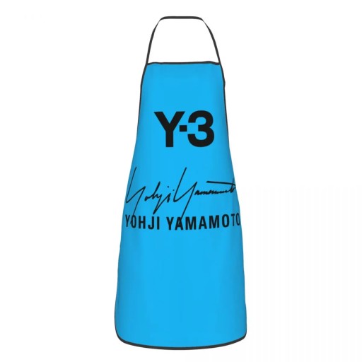 Funny Yohji Yamamoto Bib Apron Men Women Unisex Kitchen Chef Tablier