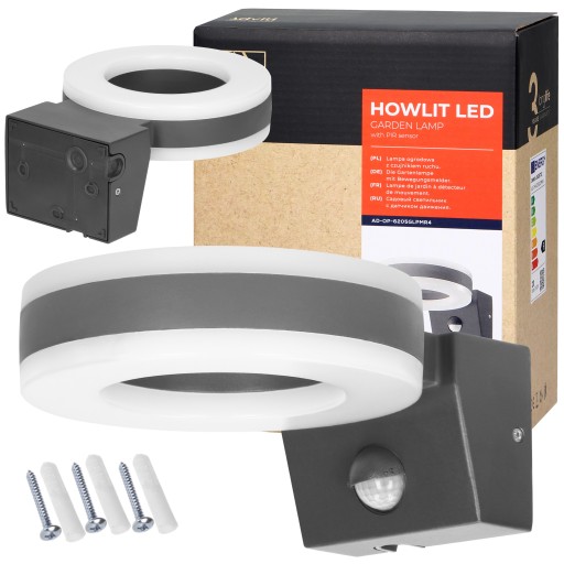 Lampa Ścienna LED z Czujnikiem Ruchu Zmierzchu 20W