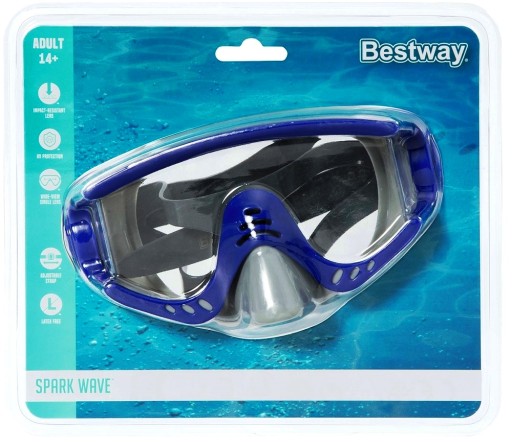 BESTWAY OKULARY MASKA DO PŁYWANIA I NURKOWANIA 22044