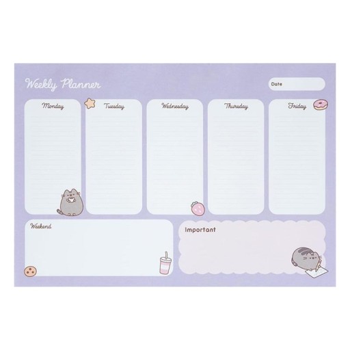 Planner Tygodniowy Pusheen z kolekcji Moments A4 54 strony