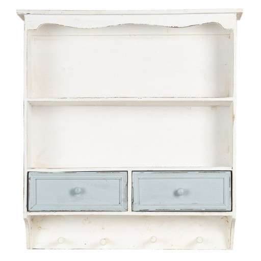 PÓŁKA ŚCIENNA Styl Skandynawski Vintage Romantic White Clayre & Eef