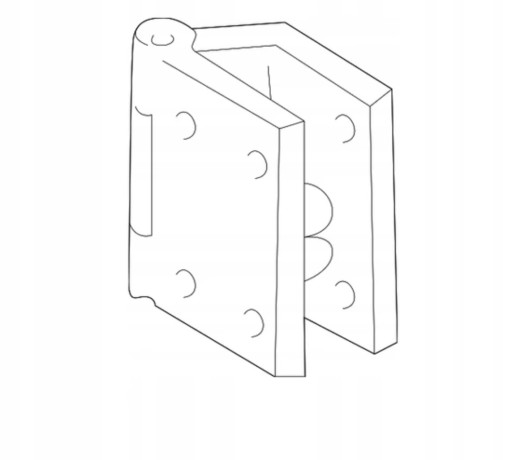 Zawias mocowanie zawiasu MERCEDES W463 A4637205900
