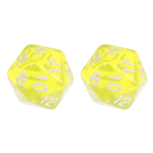 ZESTAW 2 KOSTEK K20 RPG FUTURYSTYCZNE SPOJRZENIE KOŚĆ DWUDZIESTOŚCIENNA