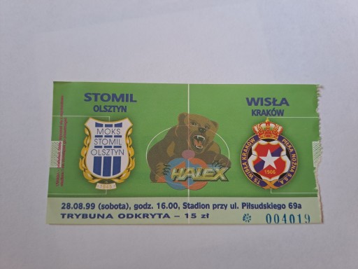STOMIL OLSZTYN - WISŁA KRAKÓW 28-08-1999