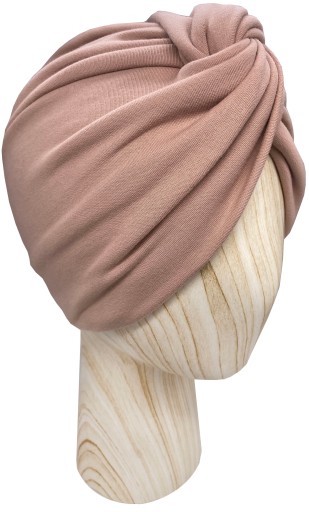 Czapka Turban Twist Cienki Jersey Cielisty Fluid