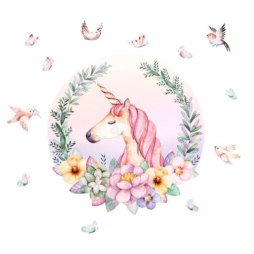 Naklejka ścienna JEDNOROŻEC unicorn XXL