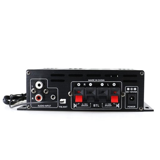AMPLITUNER WZMACNIACZ STEREO DC DLA DOM I SAMOCHÓD