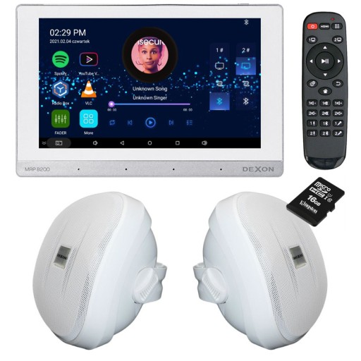 DEXON RADIO INTERNETOWE PODTYNKOWE Z BLUETOOTH SD