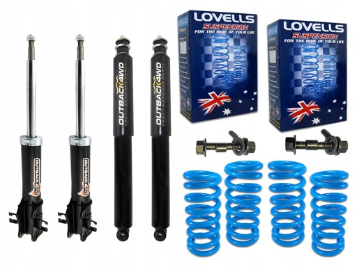 ZAWIESZENIE AMORTYZATORY SPRĘŻYNY +2'' GRAND VITARA XL7 LOVELLS