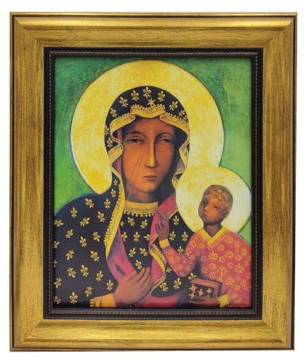 MATKA BOSKA CZĘSTOCHOWSKA ŚWIĘTY OBRAZ 29X34 CM