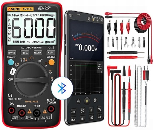 Aplikacja Bluetooth Inteligentny multimetr zapobiegający oparzeniom Monitorowanie danych zapobiegających poparzeniom