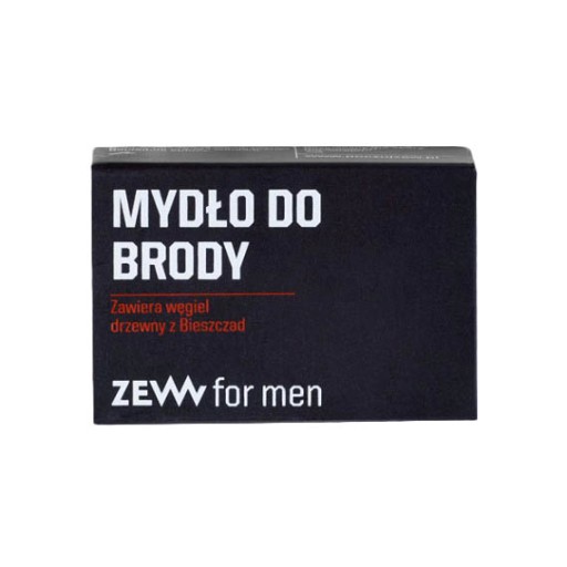 Naturalne Mydło do Brody z Węglem Drzewnym i Masłem Shea ZEW for Men 85ml