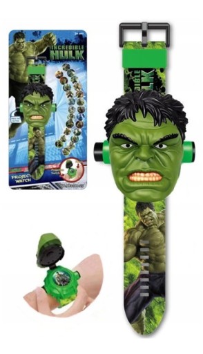 Zegarek 3D z Projektorem HULK Rzutnik Zdjęć LED