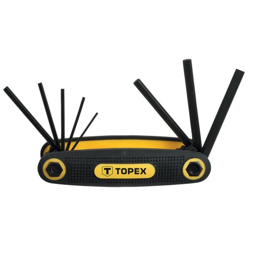 TOPEX Klucze sześciokątne 1.5-6 mm, zestaw 8 szt. 35D958