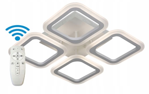 LAMPA SUFIT RING PLAFON żyrandol LED PILOT 3 BARWY