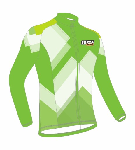 BLUZA KOLARSKA JESIEŃ ZIMA FORZA SPORT MENTA XXL
