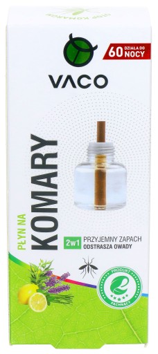 PŁYN WKŁAD DO VACO ELEKTRO KOMARY MUCHY MOLE 45ML