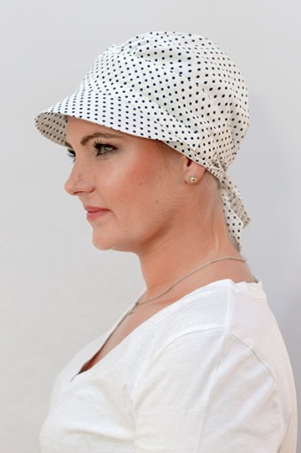Turban CHUSTA z daszkiem CLEO Turbany Lidia 1/05