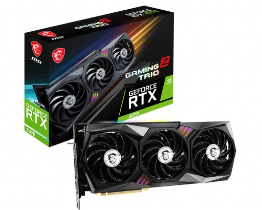 Karta graficzna MSI RTX 3070 GAMING Z TRIO 8G LHR 8 GB