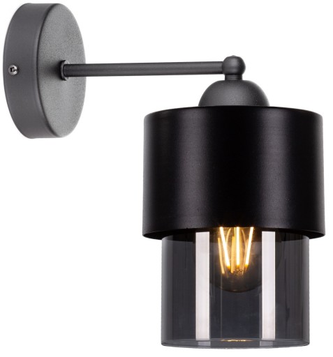 Kinkiet Szklany Lampa Led Loft