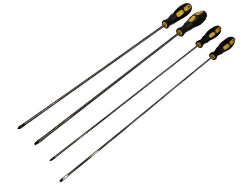Zestaw wkrętaków śrubokrętów 4 przedłużanych 450mm