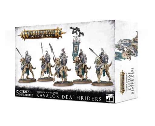 WH AoS - Ossiarch Bonereapers Kavalos Deathriders