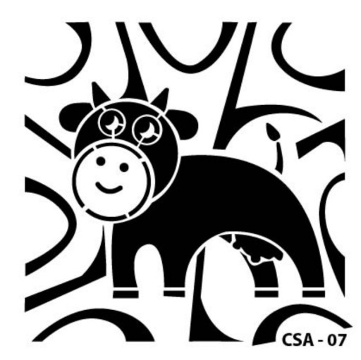 Cadence zestaw szablony animals CSA-07 15X15 cm.
